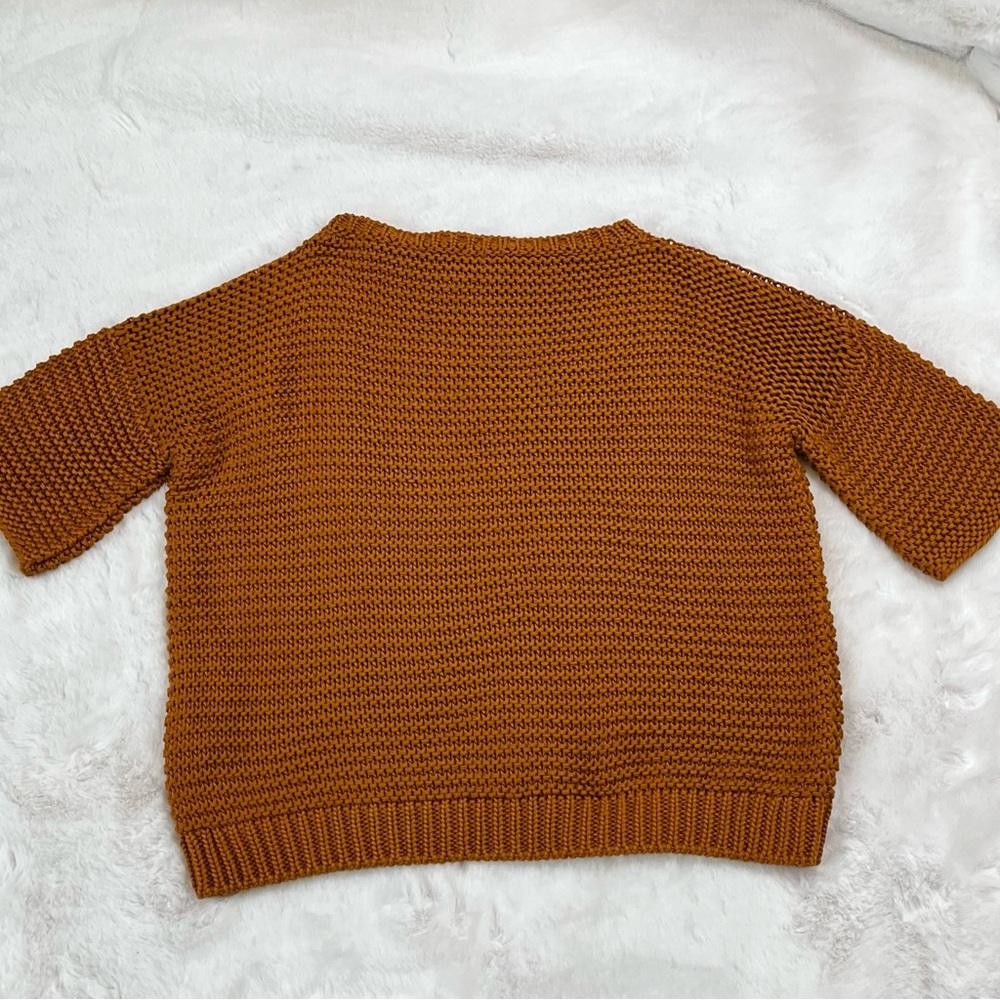 Loro Piana Silk Cotton Knit Brown Sweater Pullover 42 Italy $2295 - Picture 7 of 13